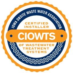 Certified Installer of Wastewater Treatment Systems
